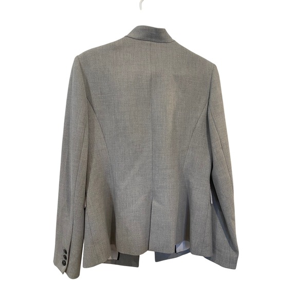 White House Black Market‎ Gray Blazer Jacket Double Breasted Womens Size 8 - Picture 5 of 6